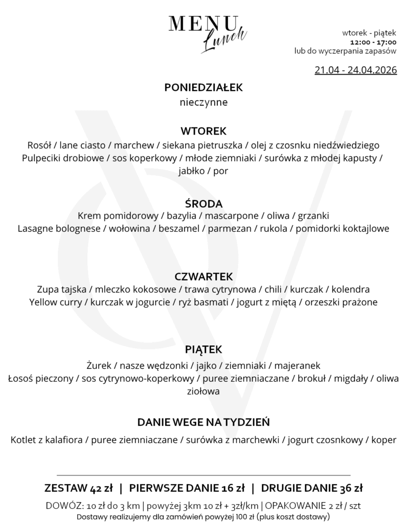 LUNCH MENU